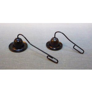 画像: ロウソク火消し【真鍮製】台付き