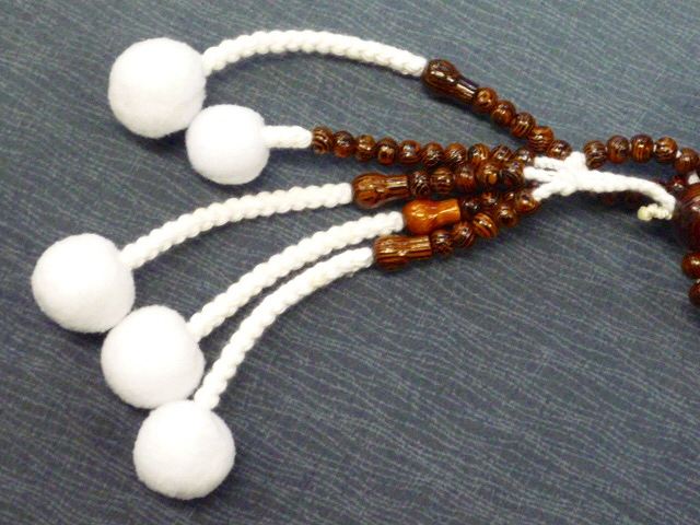 画像: 【鉄刀木】 綿房 ◇木製念珠