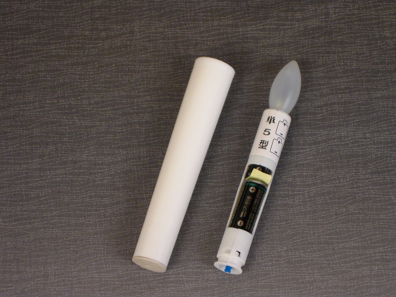 画像: 【電子灯 ：スリム】 電池ロウソク 2灯&1灯≪乾電池タイプ≫