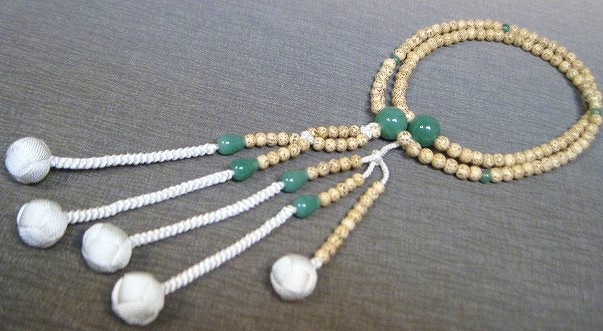 画像: 【 星月菩提樹 ◇ 翡翠仕立 】 手組梵天房