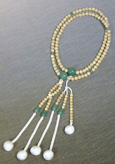 画像: 【 星月菩提樹 ◇ 翡翠仕立 】 手組梵天房