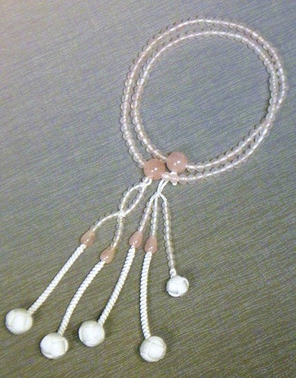 画像: 【 ローズクォーツ ◇ 共仕立 】 手組梵天房