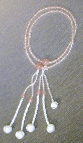 画像: 【 ローズクォーツ ◇ 共仕立 】 手組梵天房