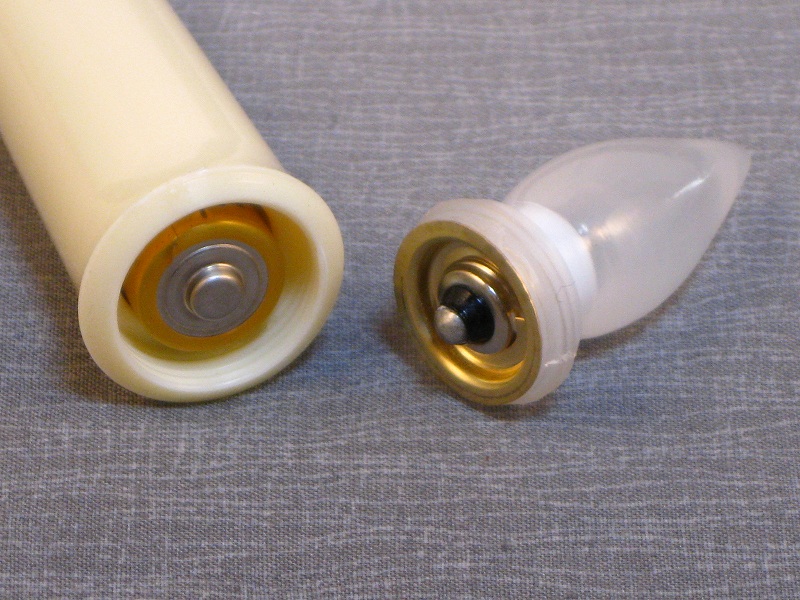 画像: 【ローソク灯ミニ ： 120型】 電池ロウソク ：1灯≪乾電池使用≫