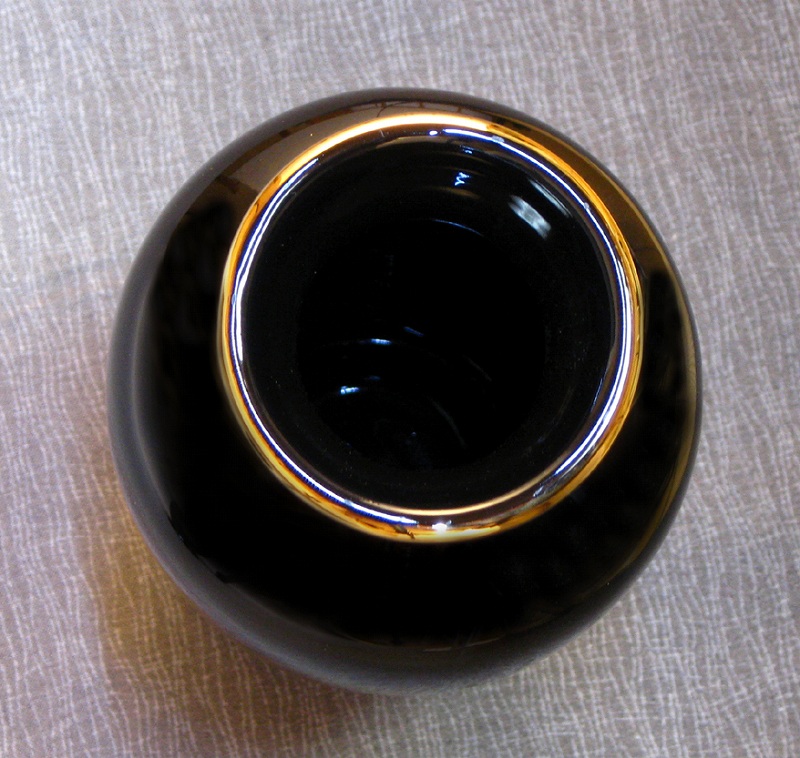 画像: 夏目型花立 4寸5分 【陶器製】