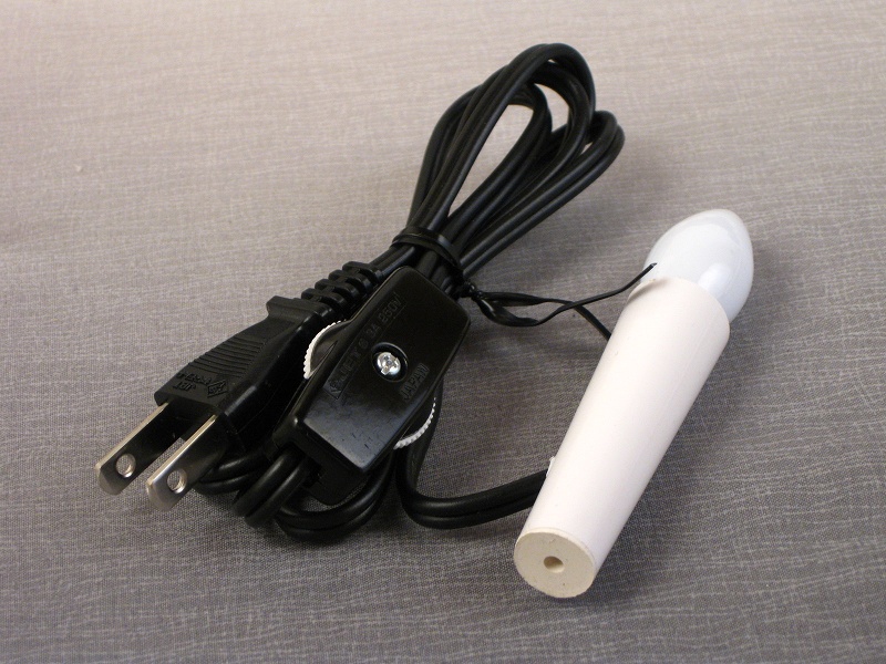 画像: 【ケイデン灯：50型】 電気ロウソク ：1灯 ≪コンセント差込タイプ≫