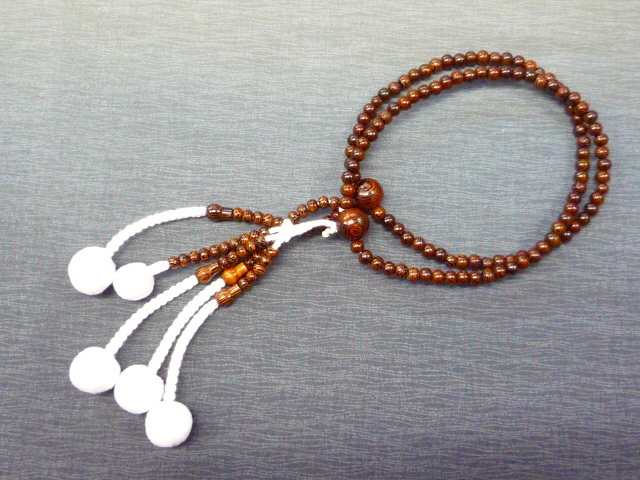 画像: 【鉄刀木】 綿房 ◇木製念珠