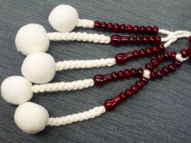 画像: 【紅梅】 綿房 ◇木製念珠