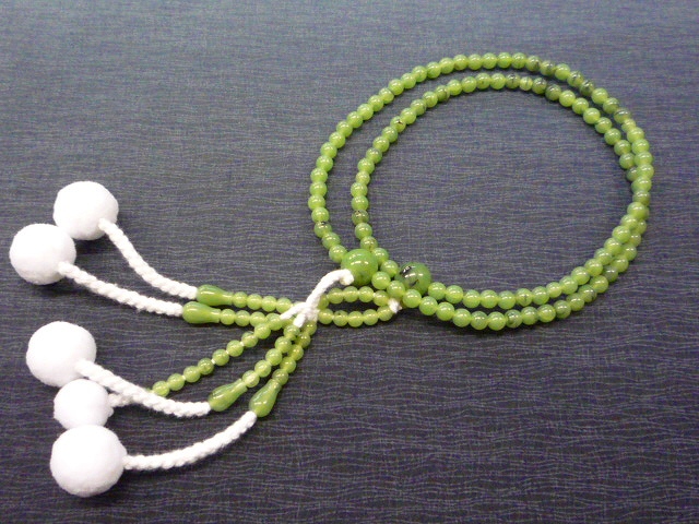 画像: 【雲ヒスイ】 綿房 ◇プラスチック製念珠